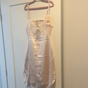 Stella McCartney Cream Satin Lace Chemise
